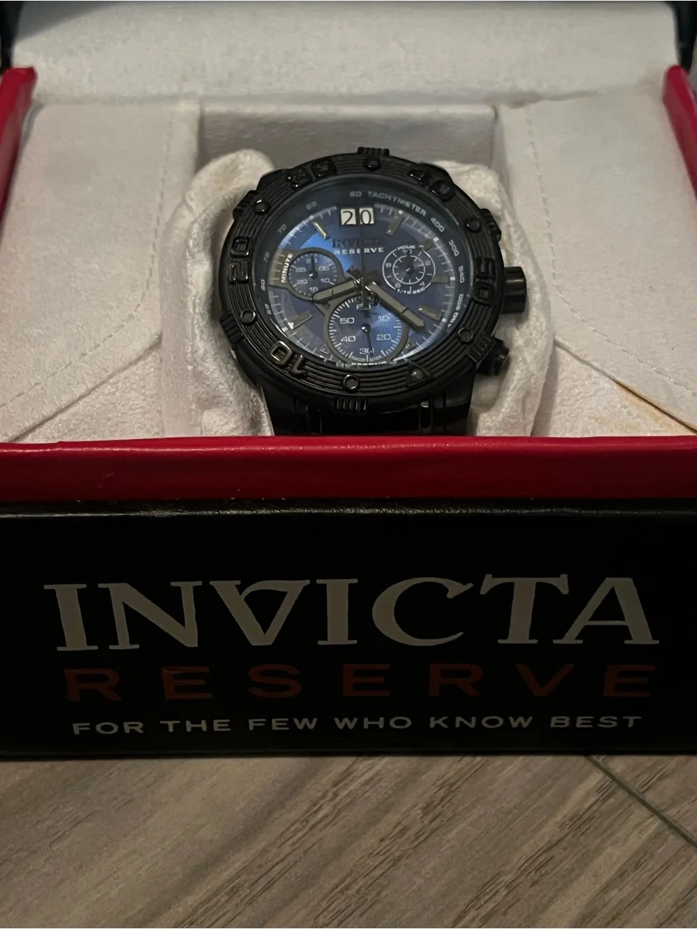 Invicta Reserve Ocean Speedway Model 10594 Blue Dial